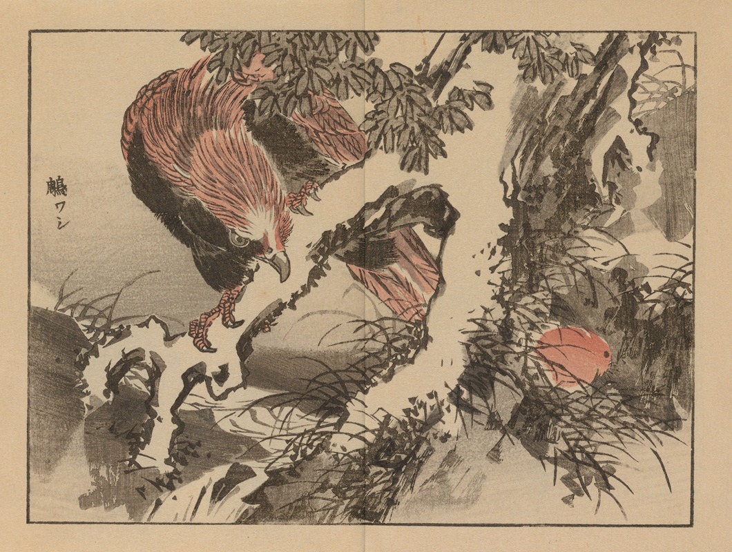 Bairei gafu, Pl.20 by Коно Байрей, 1905 — digital art print download