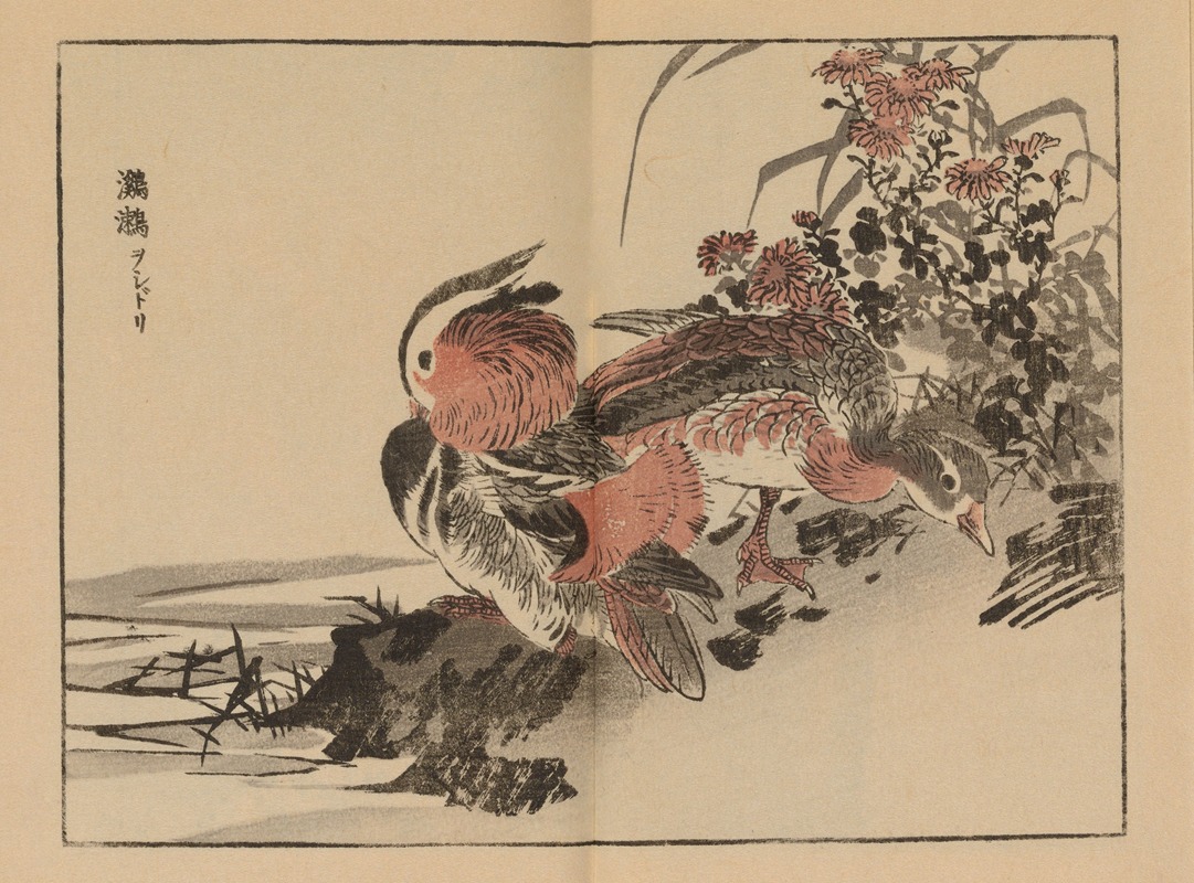 Bairei gafu, Pl.23 by Коно Байрей, 1905 — digital art print download