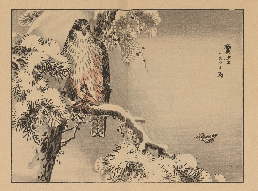 Bairei gafu, Pl.24 by Коно Байрей, 1905 — digital art print download