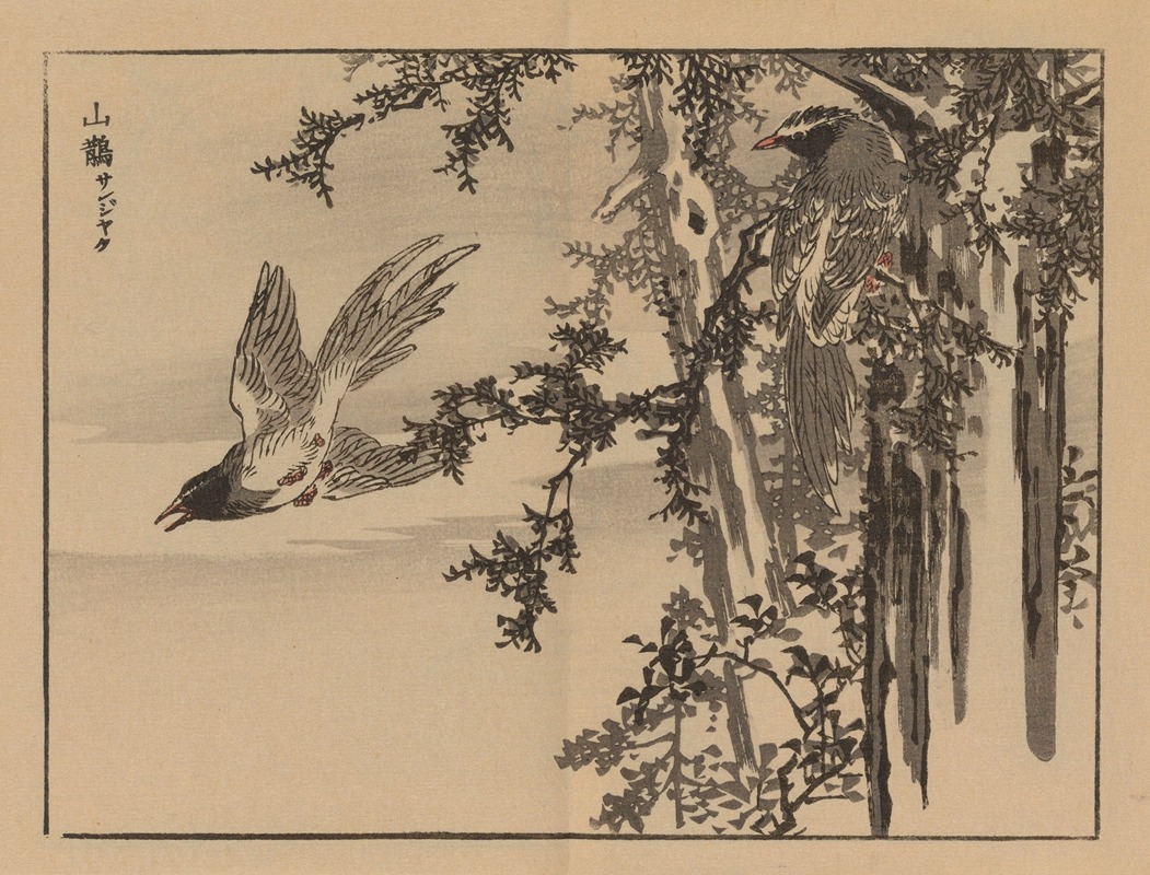 Bairei gafu, Pl.34 by Коно Байрей, 1905 — digital art print download