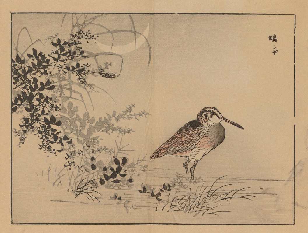 Bairei gafu, Pl.40 by Коно Байрей, 1905 — digital art print download