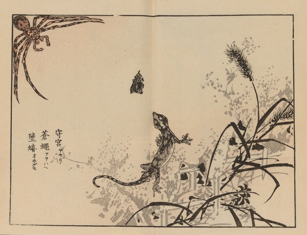 Bairei gafu, Pl.69 by Коно Байрей, 1905 — digital art print download