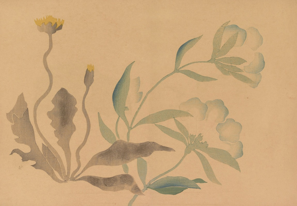 Kōrin gafu, Pl.07 by Хо̄тю̄ Накамура, 1868-1912 — digital art print download