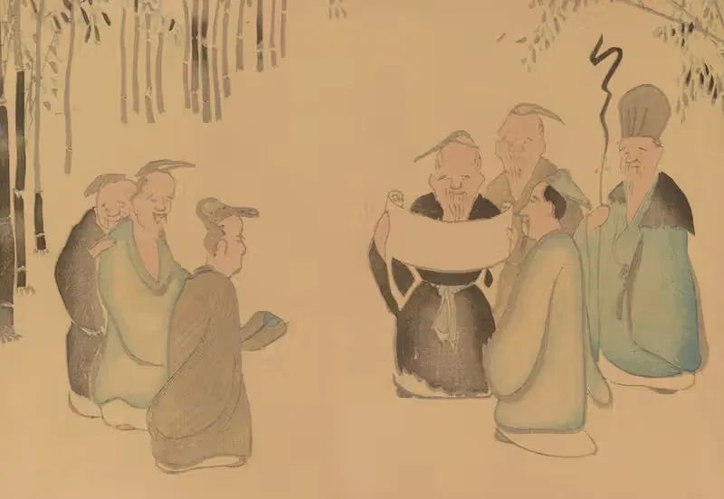 Ко̄рин гафу, Pl.12 by Хо̄тю̄ Накамура, 1868-1912 — digital art print download