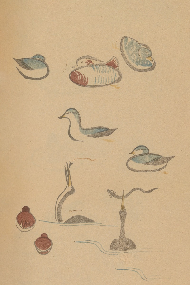 Chōjū ryakugashiki, Pl.21 by Masayoshi Kitao, 1868-1912 — digital art print download