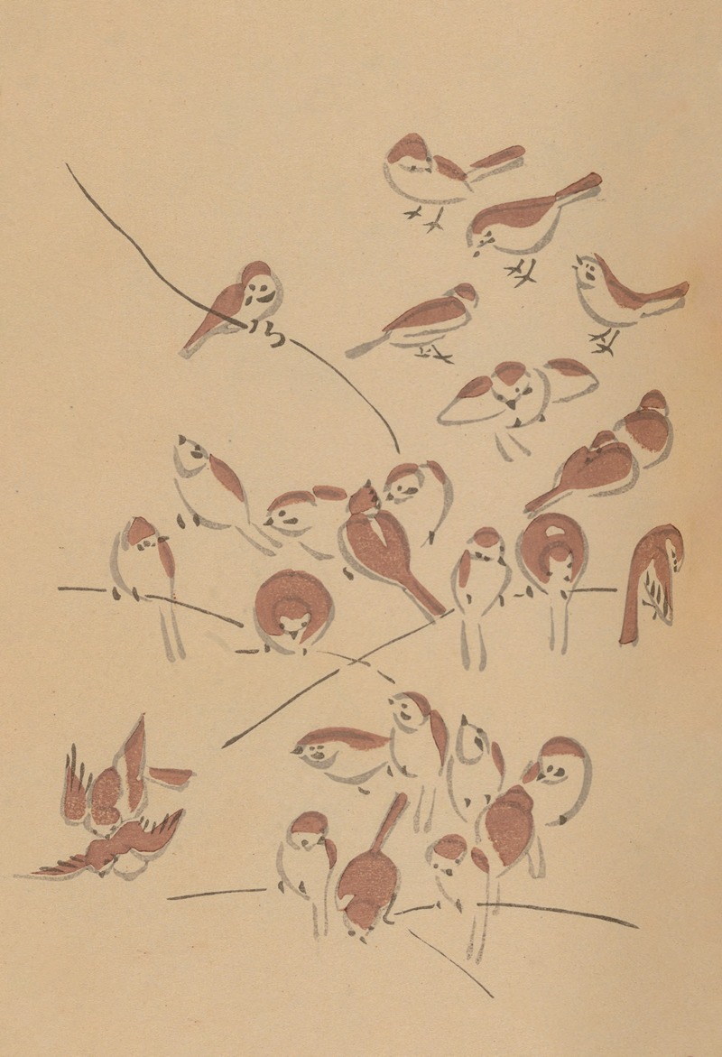 Chōjū ryakugashiki, Pl.24 by Masayoshi Kitao, 1868-1912 — digital art print download