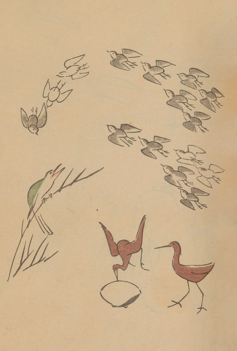 Chōjū ryakugashiki, Pl.30 by Masayoshi Kitao, 1868-1912 — digital art print download