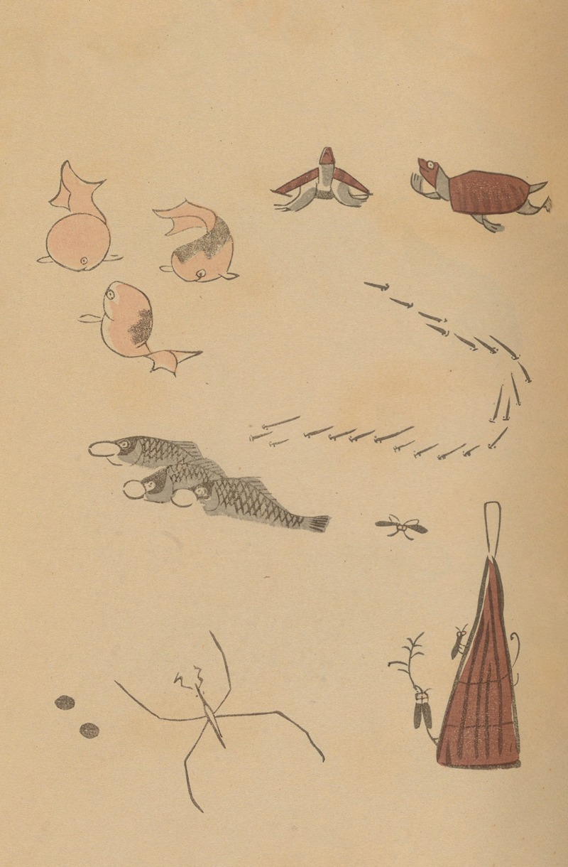 Chōjū ryakugashiki, Pl.40 by Masayoshi Kitao, 1868-1912 — digital art print download