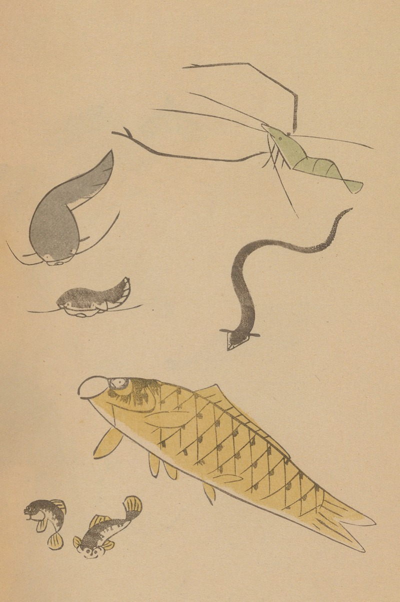 Chōjū ryakugashiki, Pl.41 by Masayoshi Kitao, 1868-1912 — digital art print download