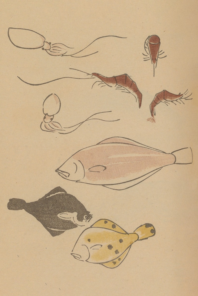 Chōjū ryakugashiki, Pl.44 by Masayoshi Kitao, 1868-1912 — digital art print download