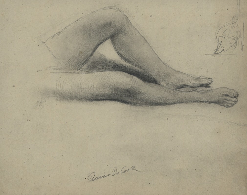 Studies of legs and feet — Xavier de Cock