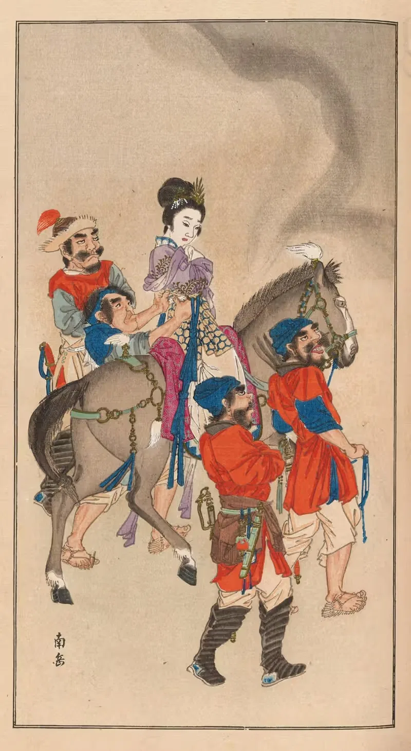Шууби гакан, Пл.14 by Нанбара Сакудзиро, 1889 — digital art print download
