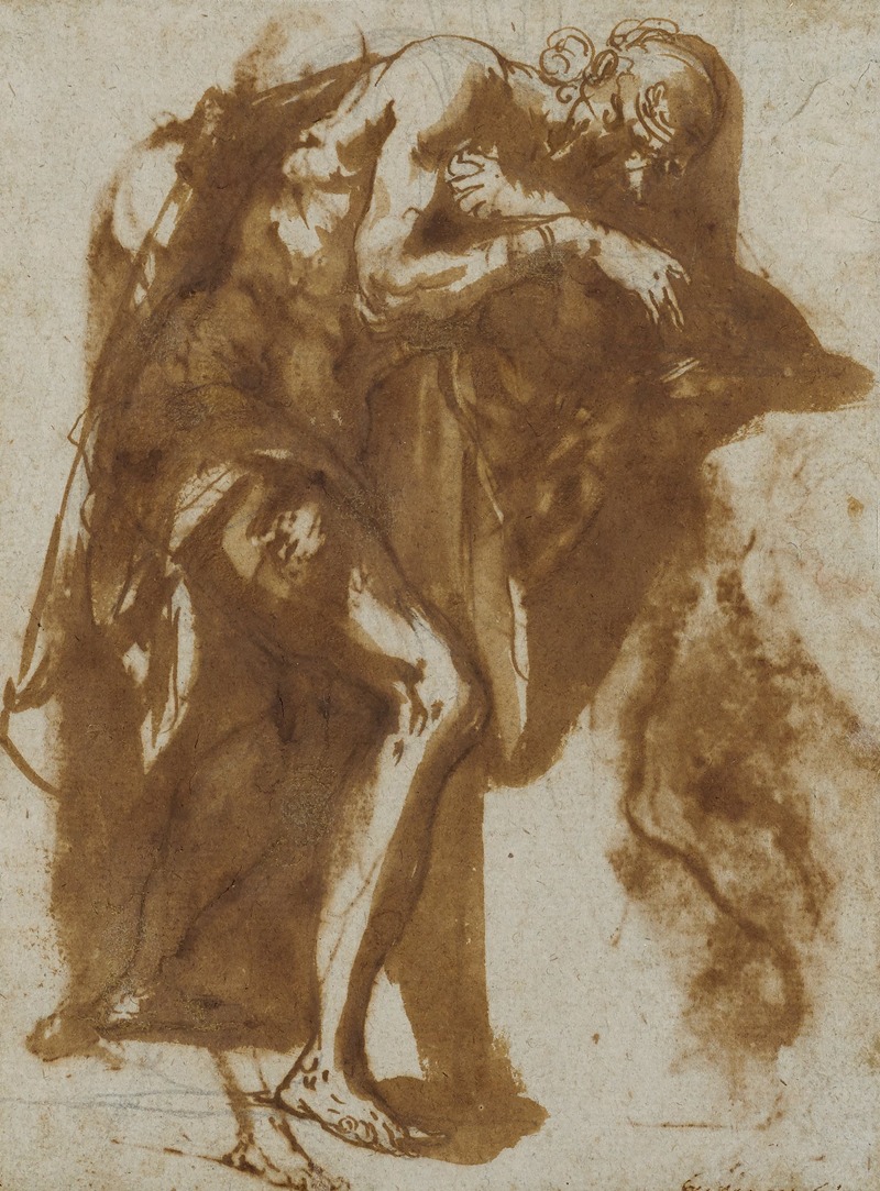 Two Studies of the Bound Christ by Alessandro Maganza — digital art print download