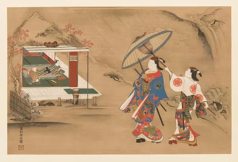 Masterpieces selected from the Ukiyoyé School, Pl.03 — Shiichi Tajima
