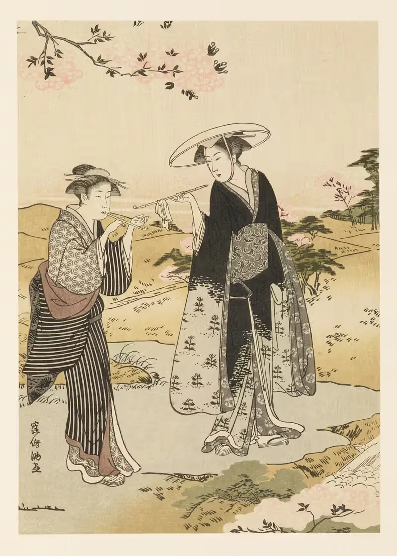 Masterpieces selected from the Ukiyoyé School, Pl.12 — Shiichi Tajima