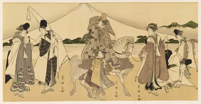 Masterpieces selected from the Ukiyoyé School, Pl.16 — Shiichi Tajima
