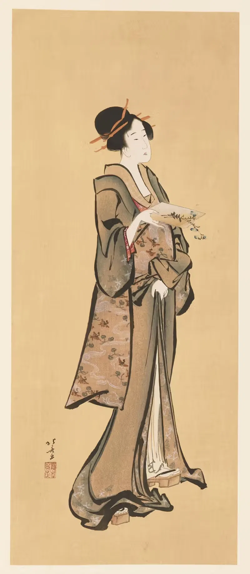 Masterpieces selected from the Ukiyoyé School, Pl.28 — Shiichi Tajima