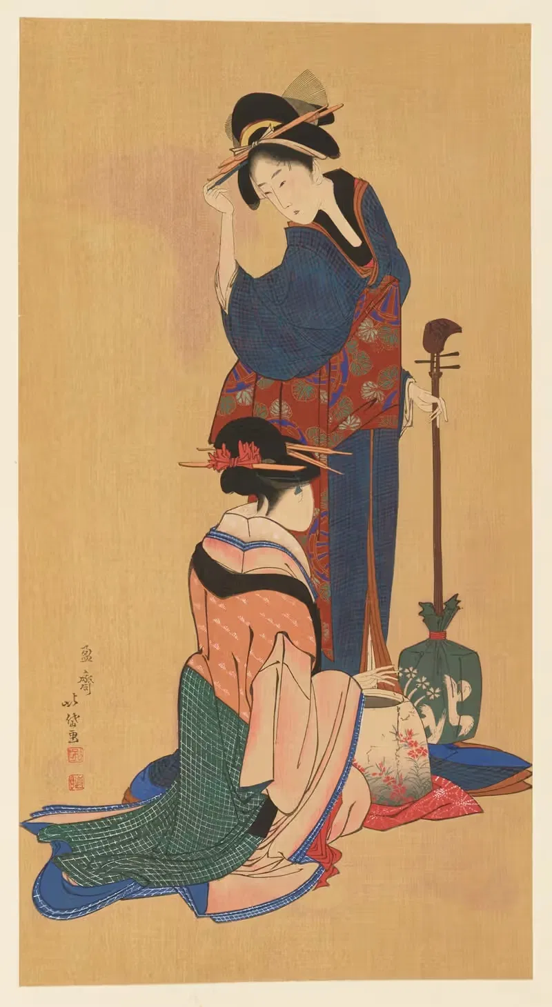 Masterpieces selected from the Ukiyoyé School, Pl.33 — Shiichi Tajima