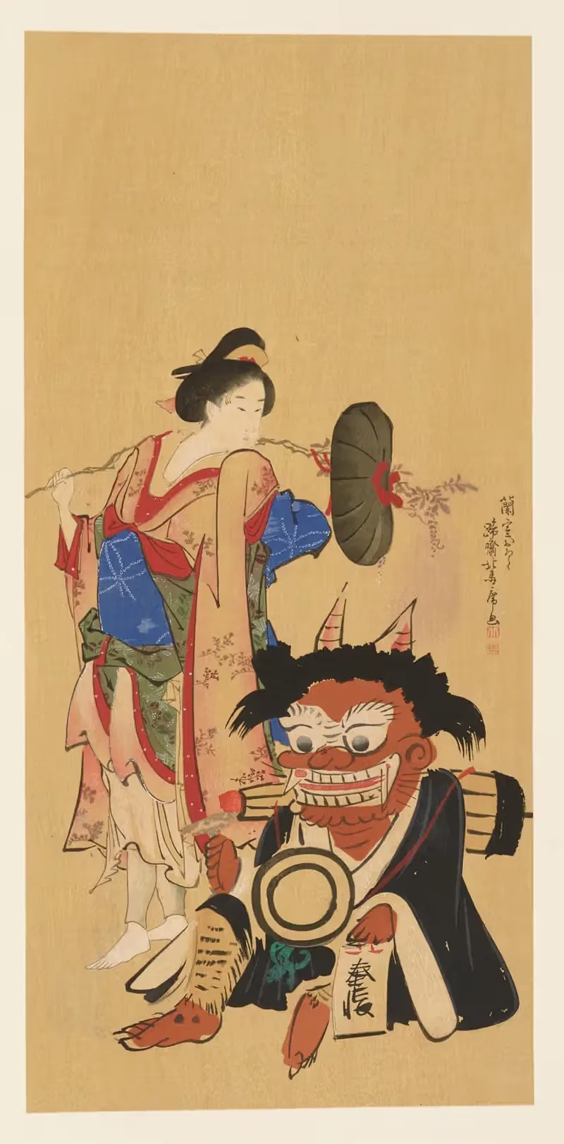 Masterpieces selected from the Ukiyoyé School, Pl.35 — Shiichi Tajima