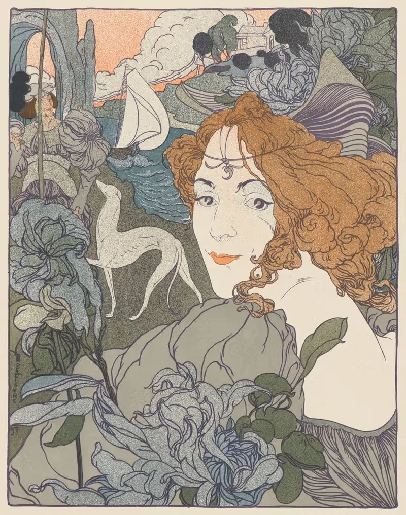 Возвращение by Жорж де Фёр, 1897 — digital art print download