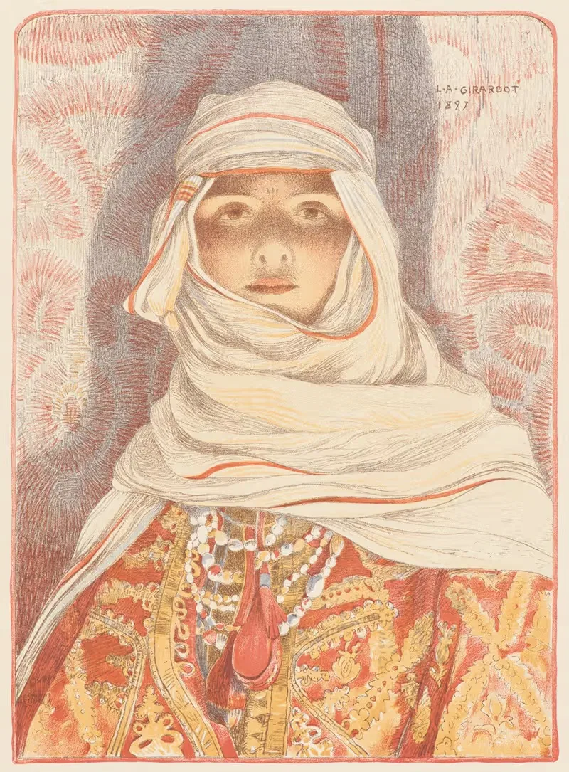 Женщина из Рифа by Луи Огюст Жирардо, 1897 — digital art print download