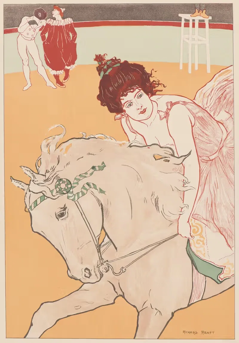 Всадник (Л’Экюьер) by Ричард Ранфт, 1898 — digital art print download