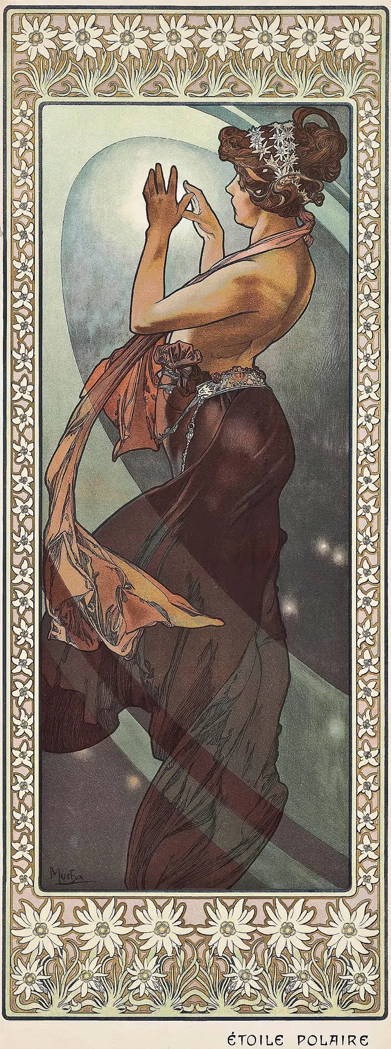 Полярная звезда by Альфонс Муха, 1902 — digital art print download
