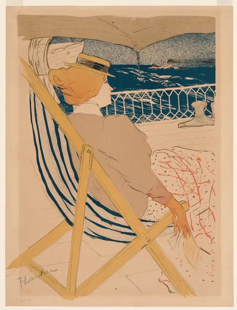 La Passagère Du 54 by Henri de Toulouse-Lautrec, 1896 — digital art print download