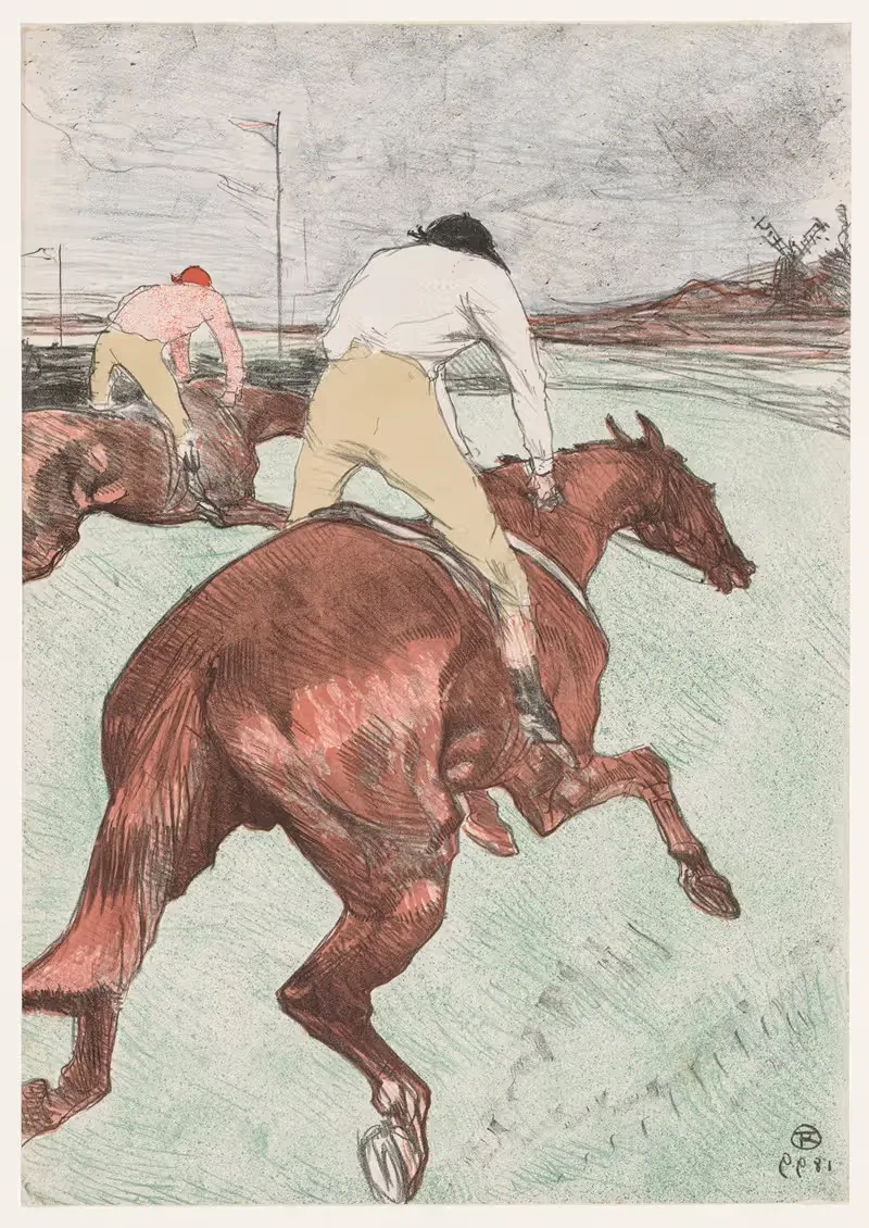Жокей by Анри де Тулуз-Лотрек, 1899 — digital art print download