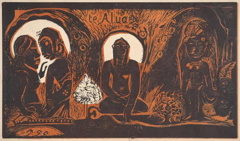 Те Атуа (Боги) by Поль Гоген, 1893–1894 — digital art print download