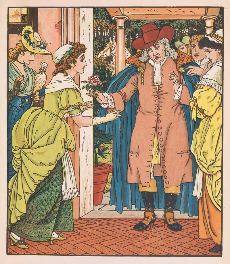 Beauty and the beast Pl. 02 — Walter Crane