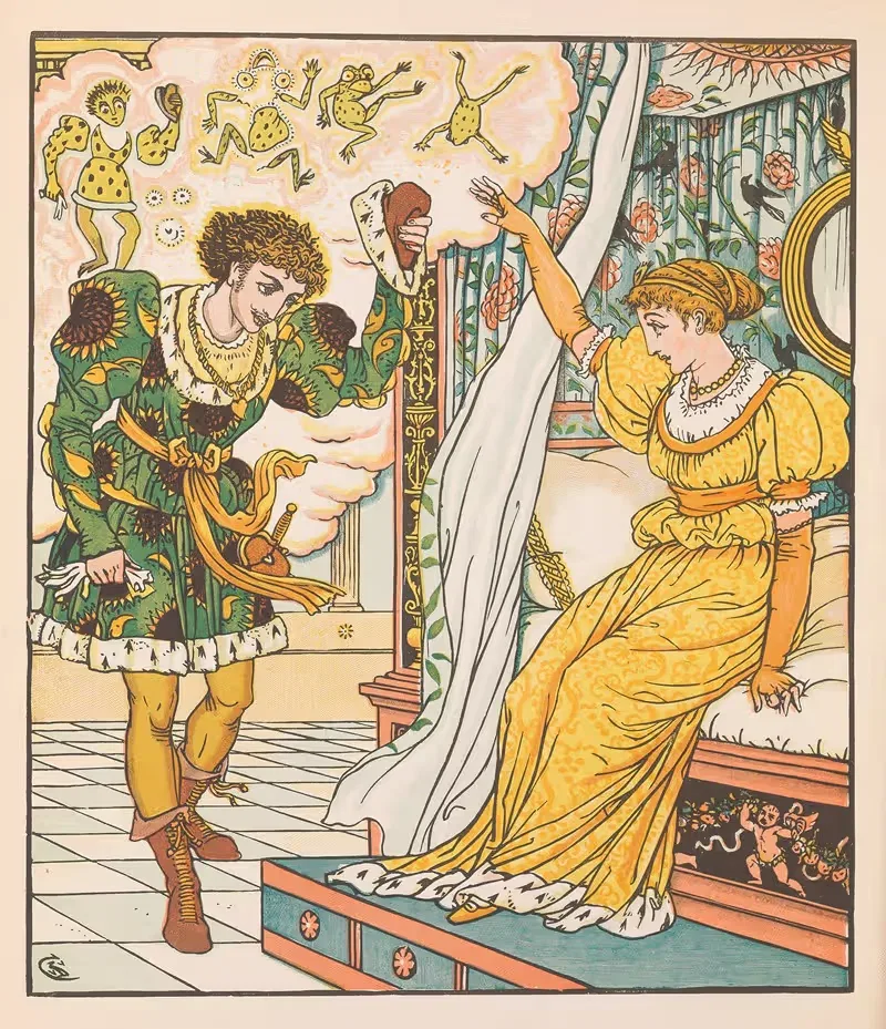 Beauty and the beast Pl. 10 — Walter Crane