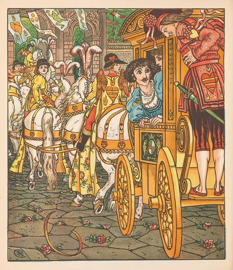 Beauty and the beast Pl. 11 — Walter Crane
