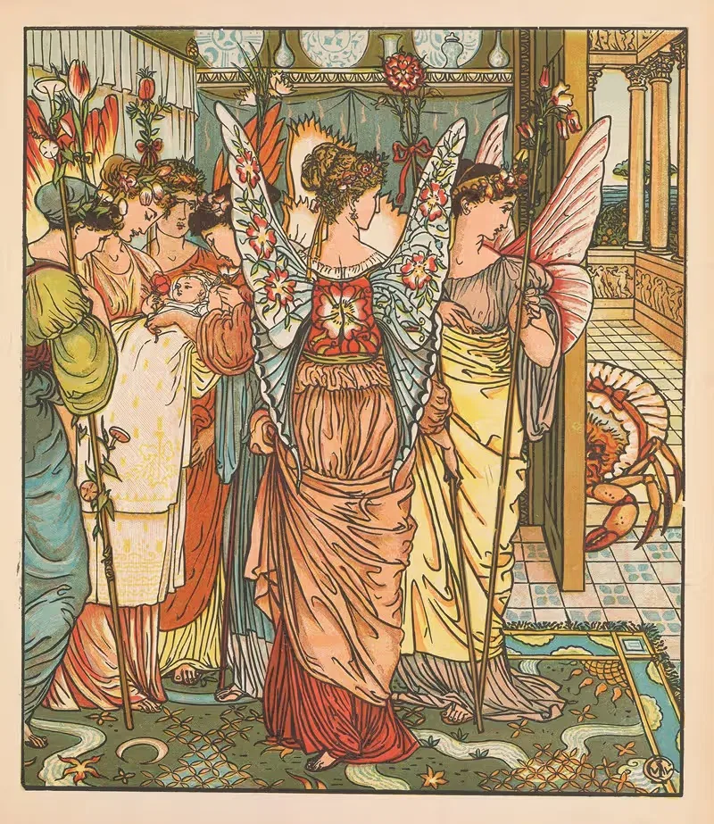 Beauty and the beast Pl. 12 — Walter Crane