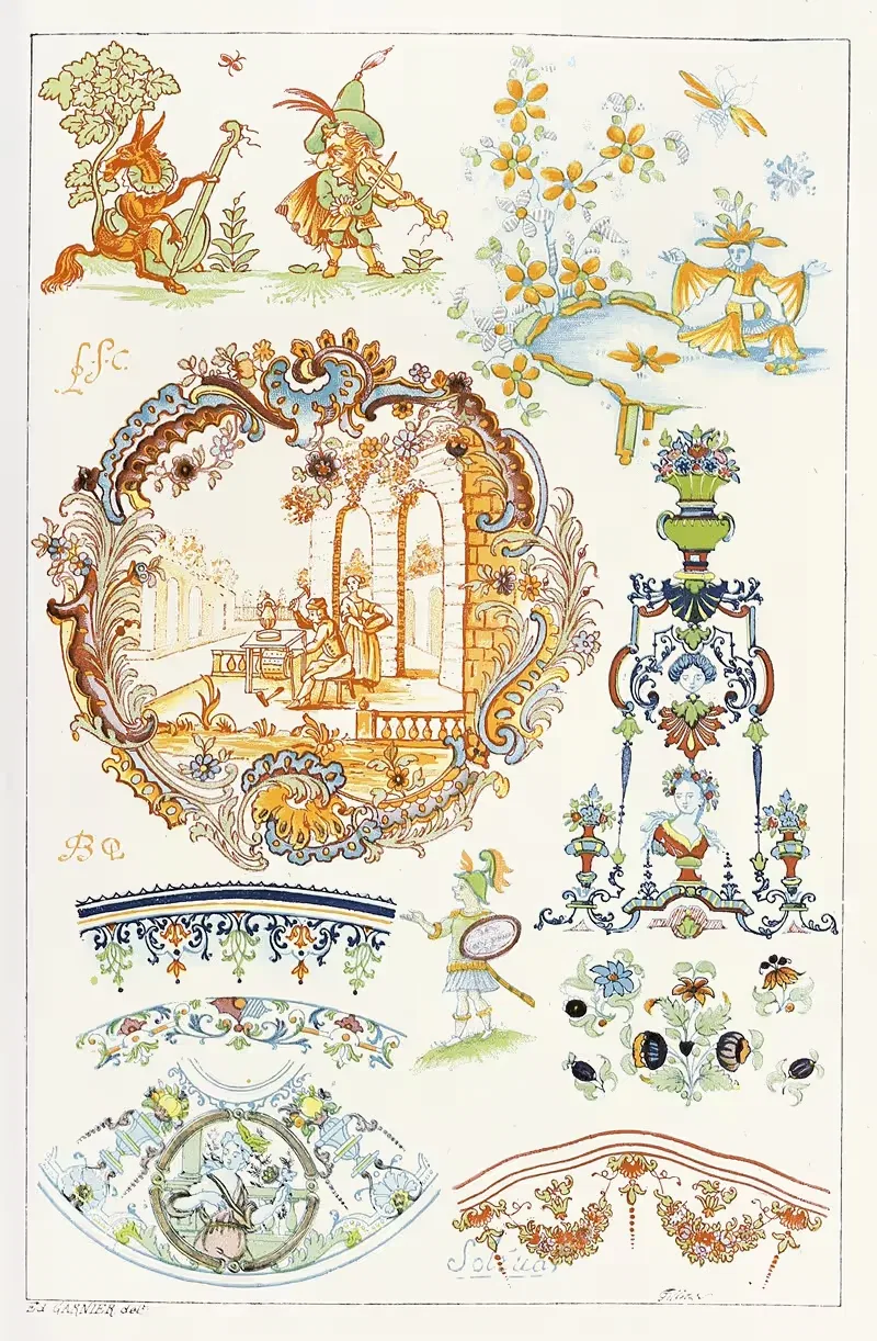 Dictionnaire De La Céramique Pl.6 — Edouard Garnier