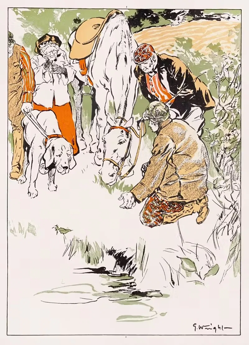 Водяные младенцы, пл. 3 by Джордж Хэнд Райт, 1900 — digital art print download