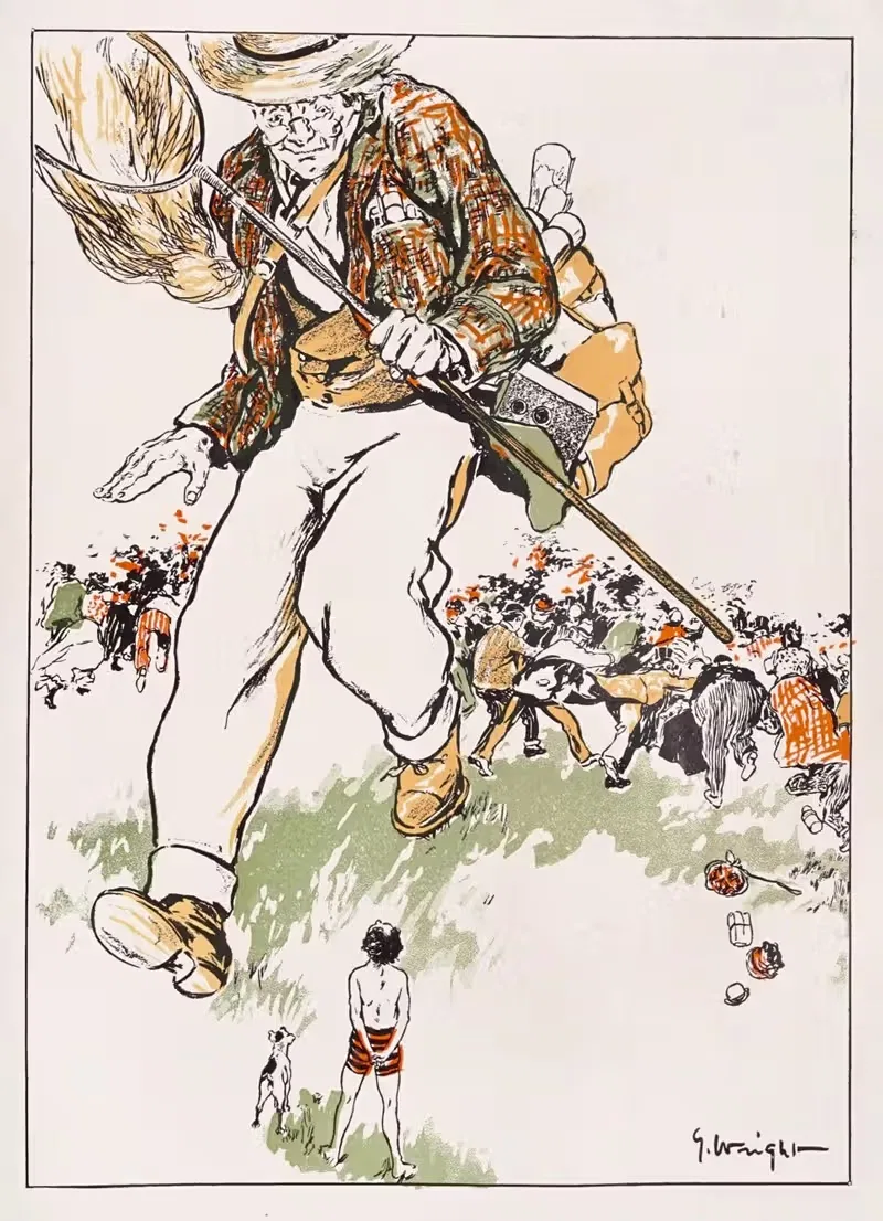 Водяные младенцы, пл. 8 by Джордж Хэнд Райт, 1900 — digital art print download