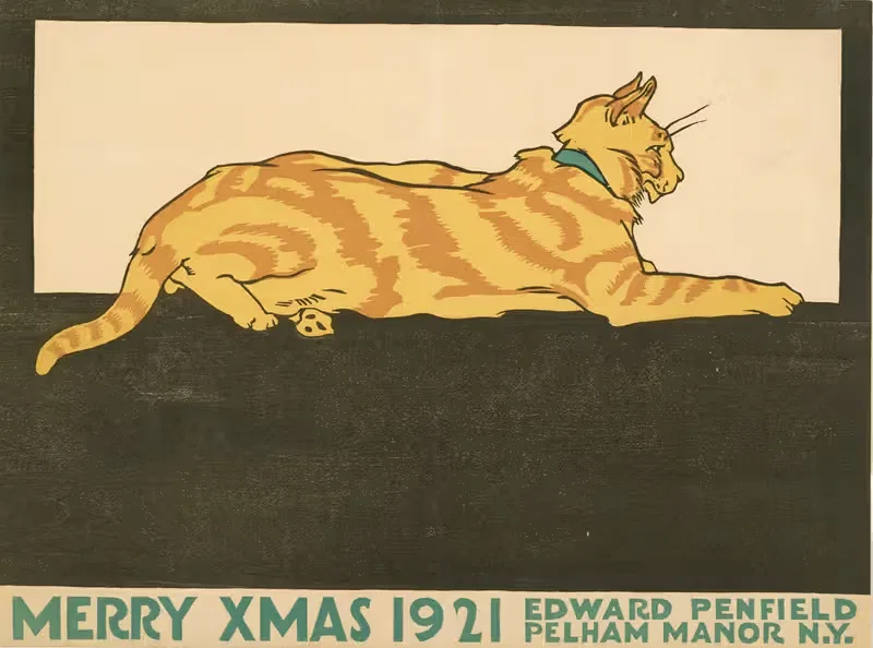 Веселого Рождества, 1921 by Эдвард Пэнфилд, 1921 — digital art print download