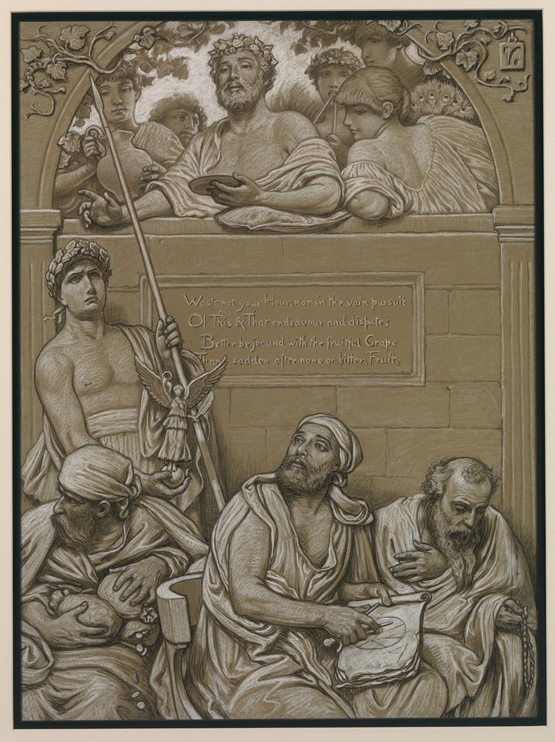 Фронтиспис by Элиху Веддер, 1883-1884 — digital art print download