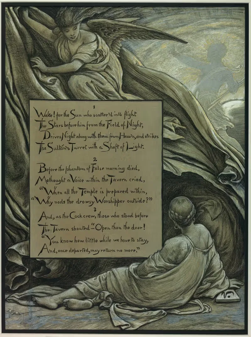 The Awakening by Elihu Vedder, 1883-1884 — digital art print download