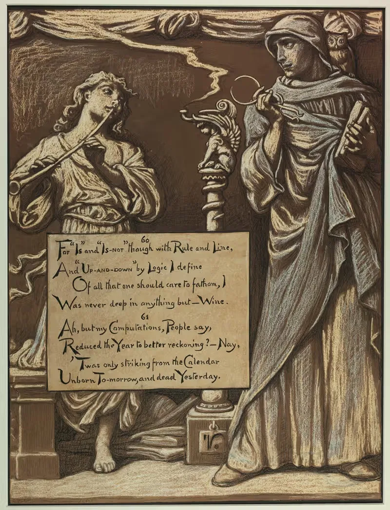 The Divorce of Reason — Elihu Vedder