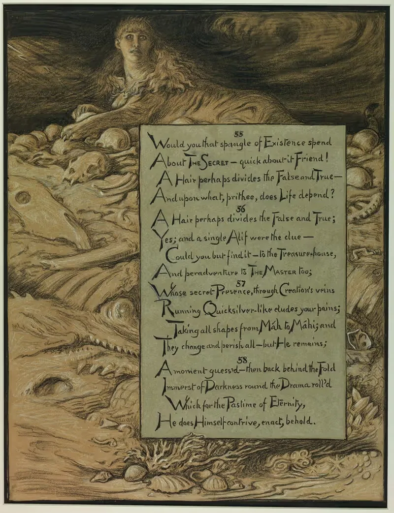 Неизбежная судьба by Элиху Веддер, 1883-1884 — digital art print download