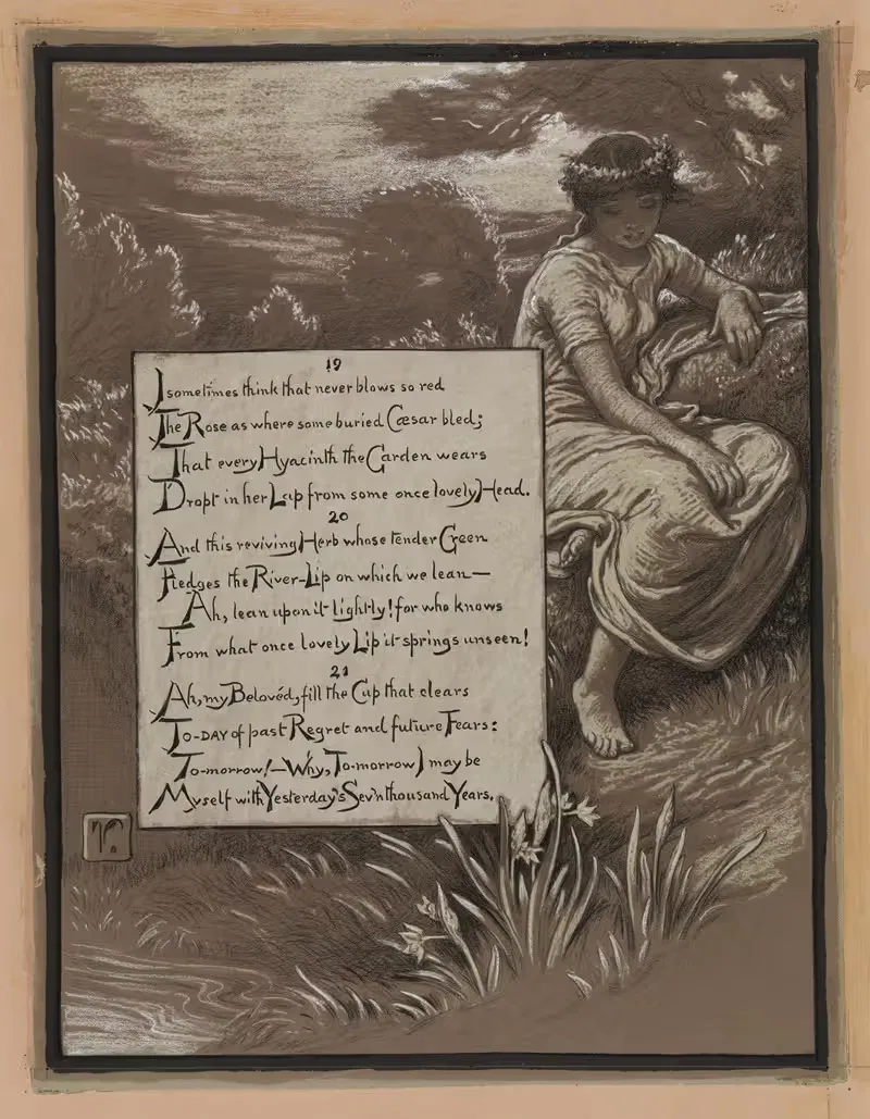 Река-Губа by Элиху Веддер, 1883-1884 — digital art print download