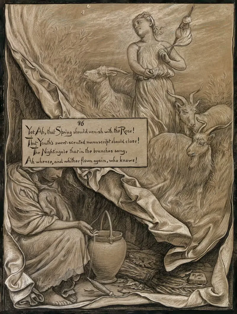 Молодость и старость by Элиху Веддер, 1883-1884 — digital art print download