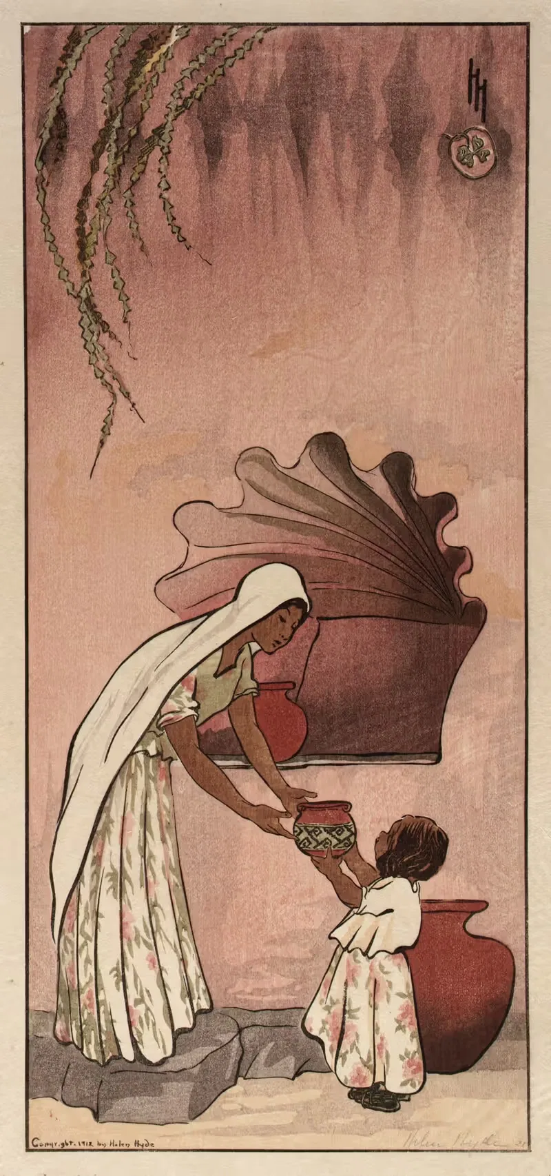 Мексиканская Ребекка by Хелен Хайд, 1912 — digital art print download