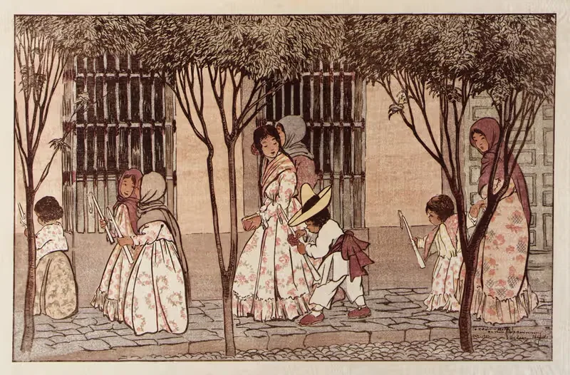 Воскресное утро by Хелен Хайд, 1912 — digital art print download