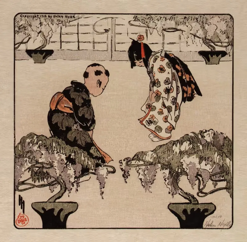 Приветствие by Хелен Хайд, 1910 — digital art print download
