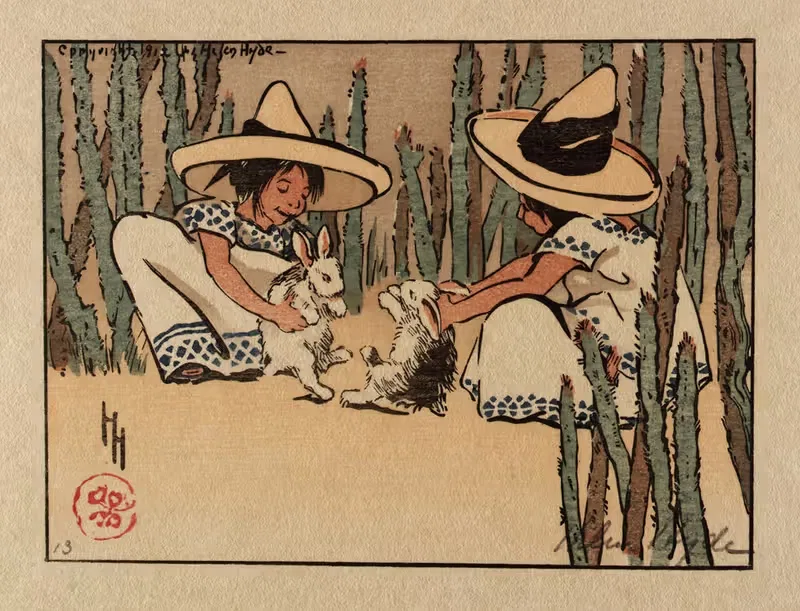 Нежелающие танцоры by Хелен Хайд, 1912 — digital art print download