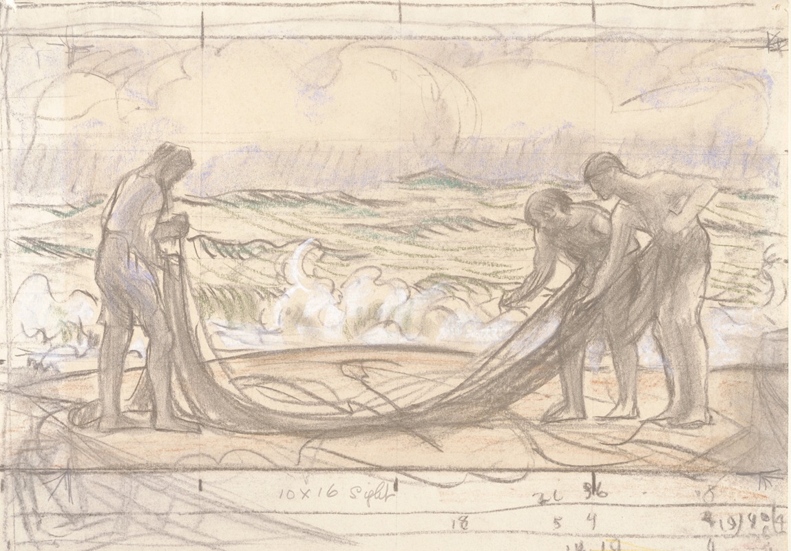 The Fishermen by Брайсон Бурроуз — digital art print download