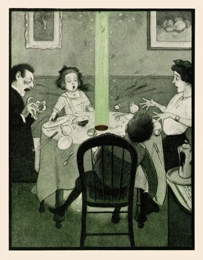 The Rocket Book Pl 02 by Peter Newell, 1912 — digital art print download
